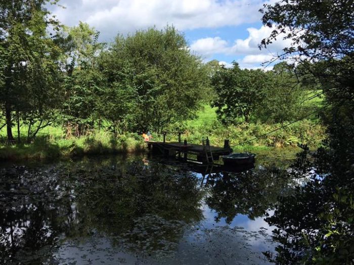 GreenAcre Events_ Pond in the Woods_pontoon