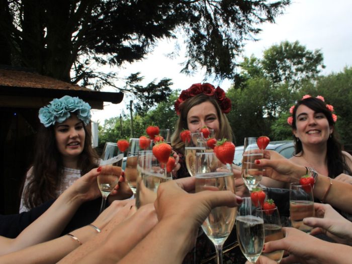 Glamping_Hen Weekend_Chicks in the Sticks_Prosecco _Cheers