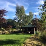 Glamping Weekend BBQ area