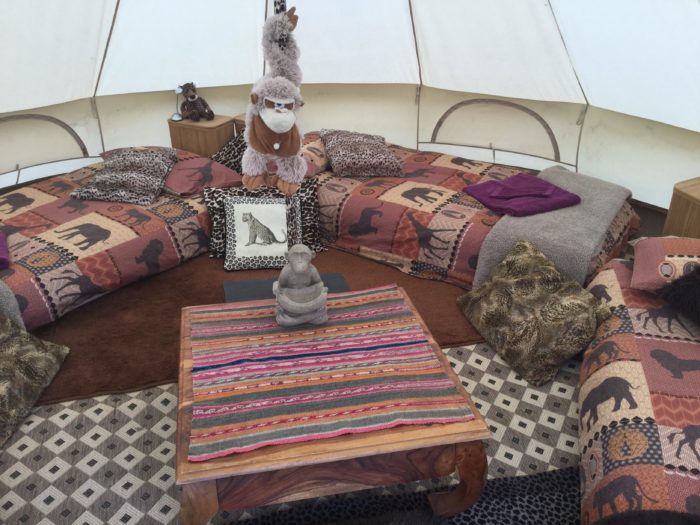 Glamping_bell tent_Devon perfect for hen party_stag do