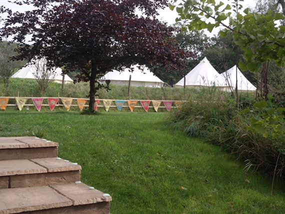 Glamping Weekends At GreenAcre Events_Bell Tents_Festival Style_bunting